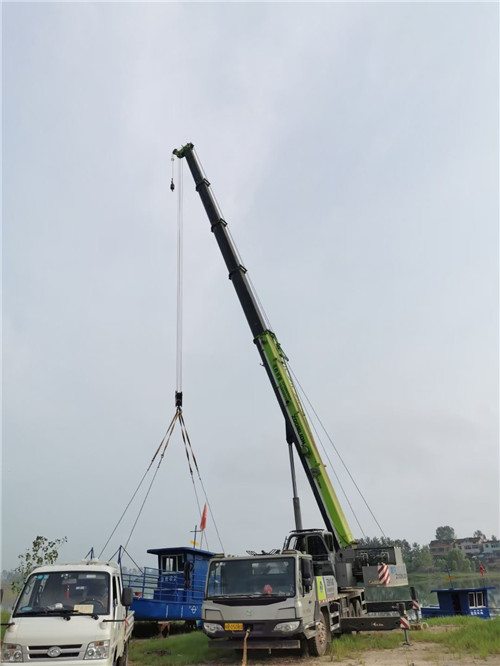 双城区桥梁建设吊装案例